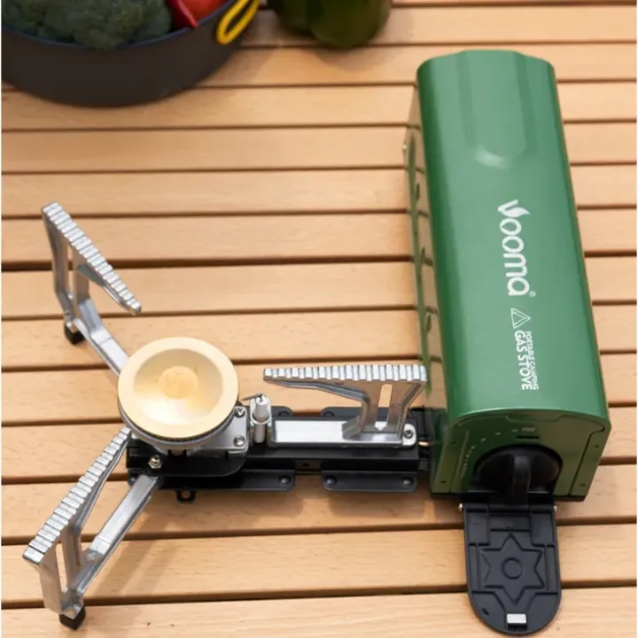 مواقد غاز البوتان الصغيرة المحمولة القابلة للطي . Portable Folding Small Butane Gas Stoves Lightweight