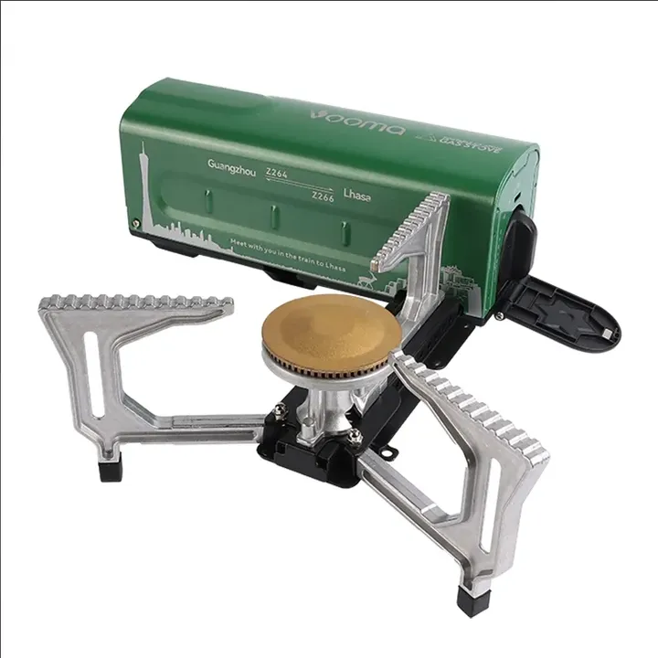 مواقد غاز البوتان الصغيرة المحمولة القابلة للطي . Portable Folding Small Butane Gas Stoves Lightweight