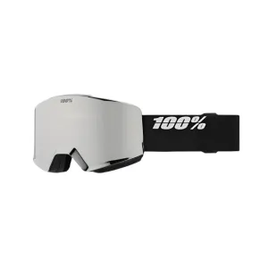 100% Norg Black/Silver - HiPER Silver Mirror   HiPER Turquoise Mirror Snow Goggle