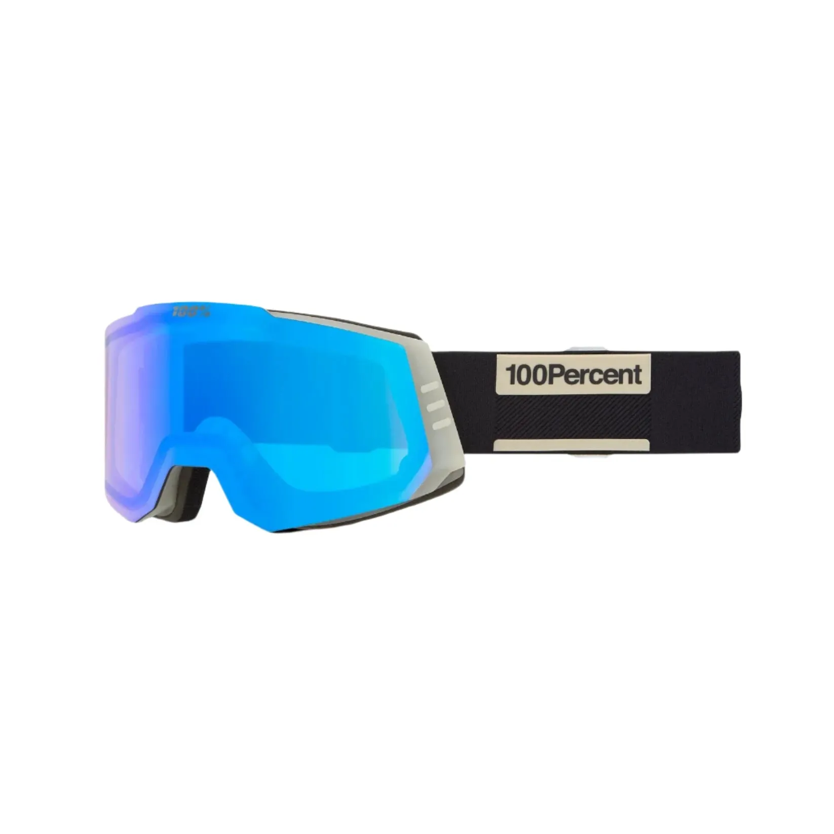 100% Snowcraft Slick - HiPER White Mirror   HiPER Blue Flash Mirror Snow Goggle