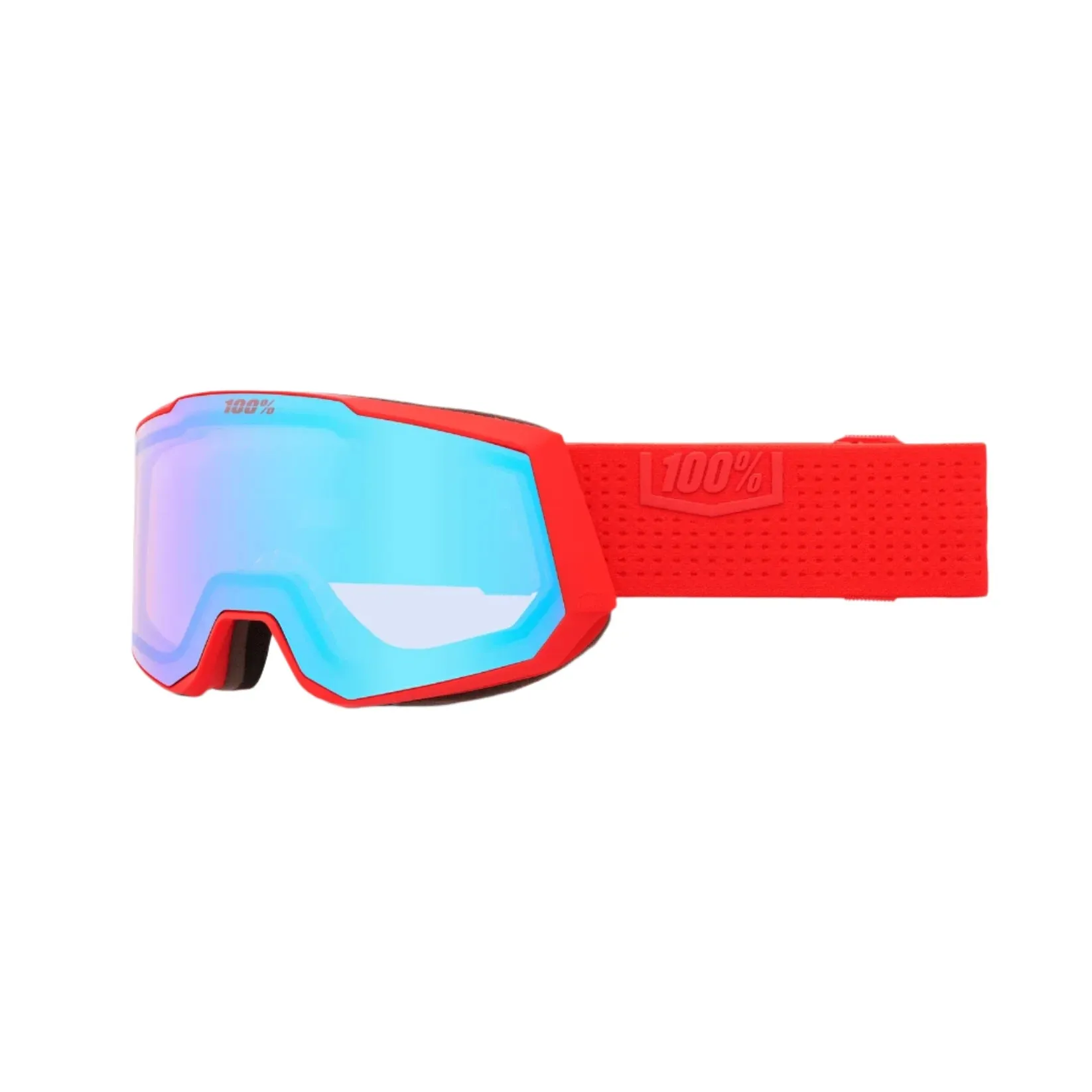 100% Snowcraft XL Hiboo - HiPER Dark Red Mirror   HiPER Turquoise Mirror Snow Goggle