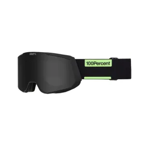 100% Snowcraft XL Tab - HiPER Black Mirror   HiPER Yellow Flash Mirror Snow Goggle