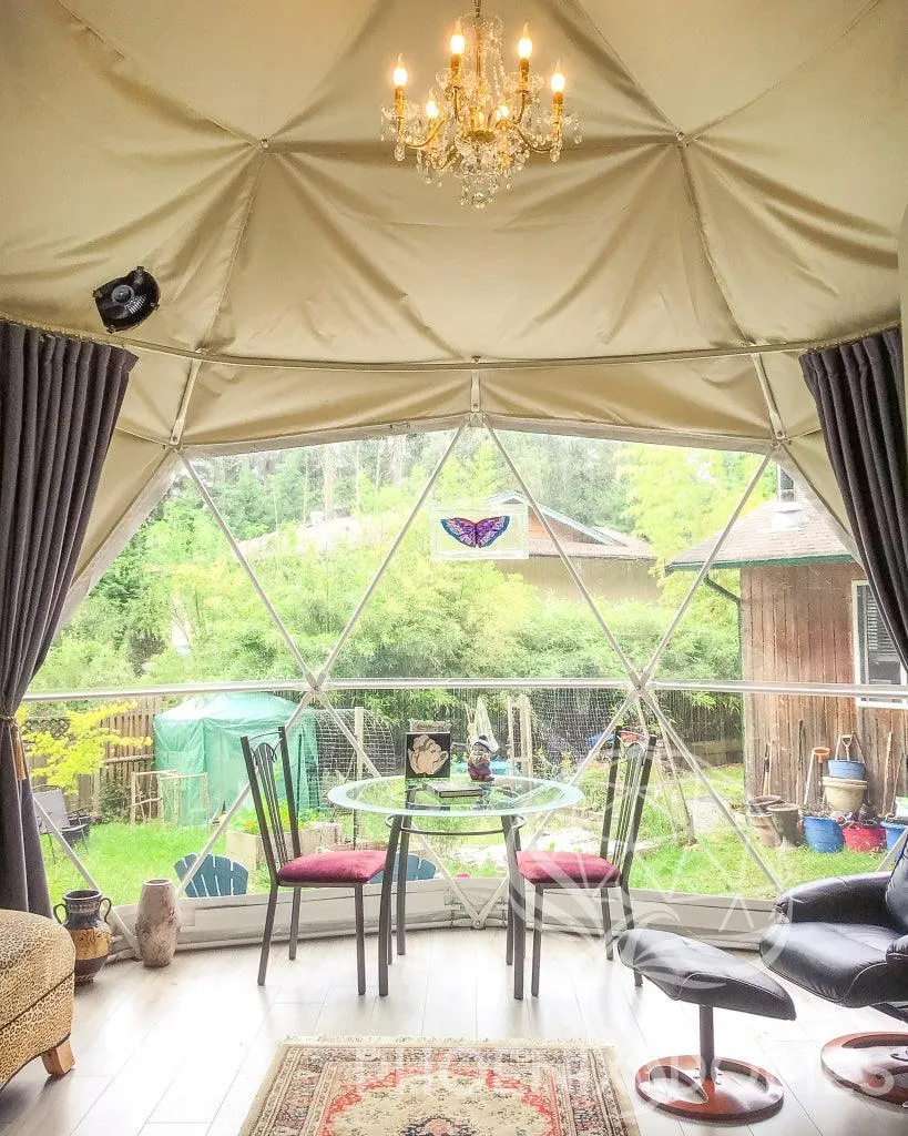4-Season DELUXE Glamping Package Dome - 16'/5m - Phoenix Domes