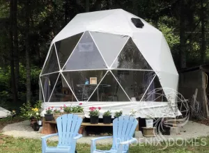 4-Season DELUXE Glamping Package Dome - 16'/5m - Phoenix Domes