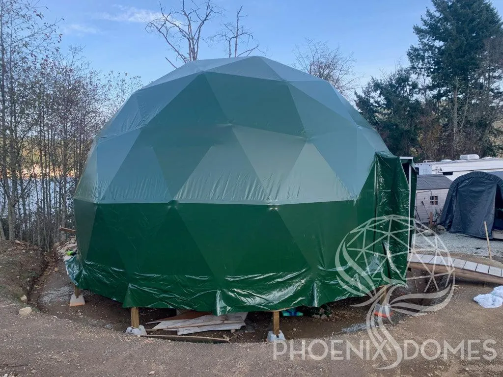 4-Season DELUXE Glamping Package Dome - 20'/6m - Phoenix Domes