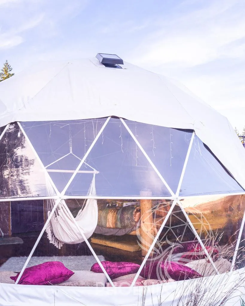 4-Season DELUXE Glamping Package Dome - 20'/6m - Phoenix Domes