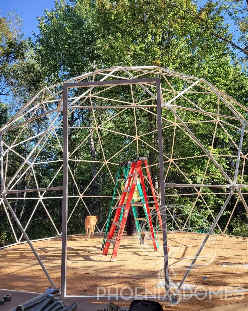 4-Season DELUXE Glamping Package Dome - 20'/6m - Phoenix Domes
