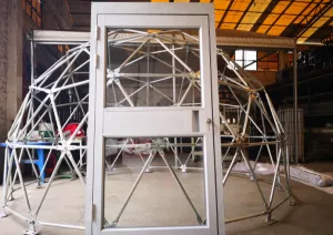Aluminum Glass door with frame