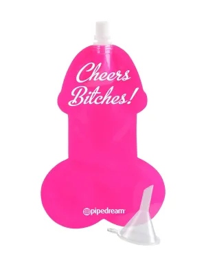 Bachelorette Party Favors: Collapsible Pecker Party Flasks by Pipedream Products