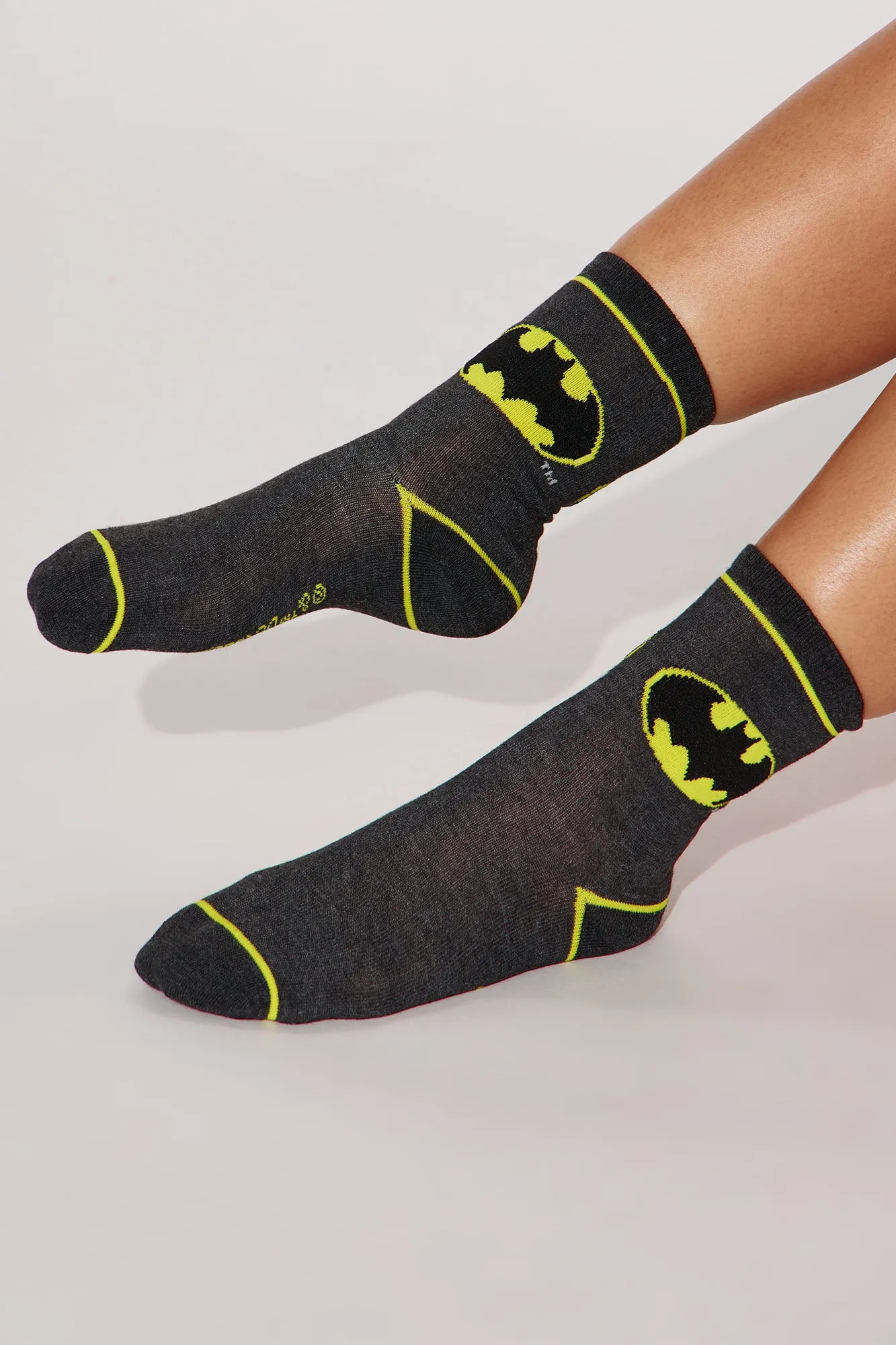 Batman Adult And Doggy Socks - Black/Yellow