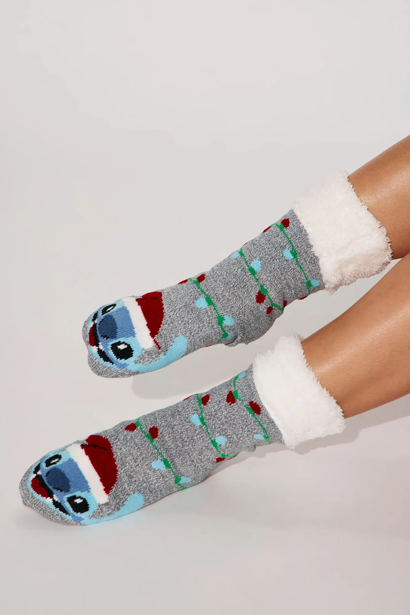 Best Time Of The Year Cozy Socks - Red/combo