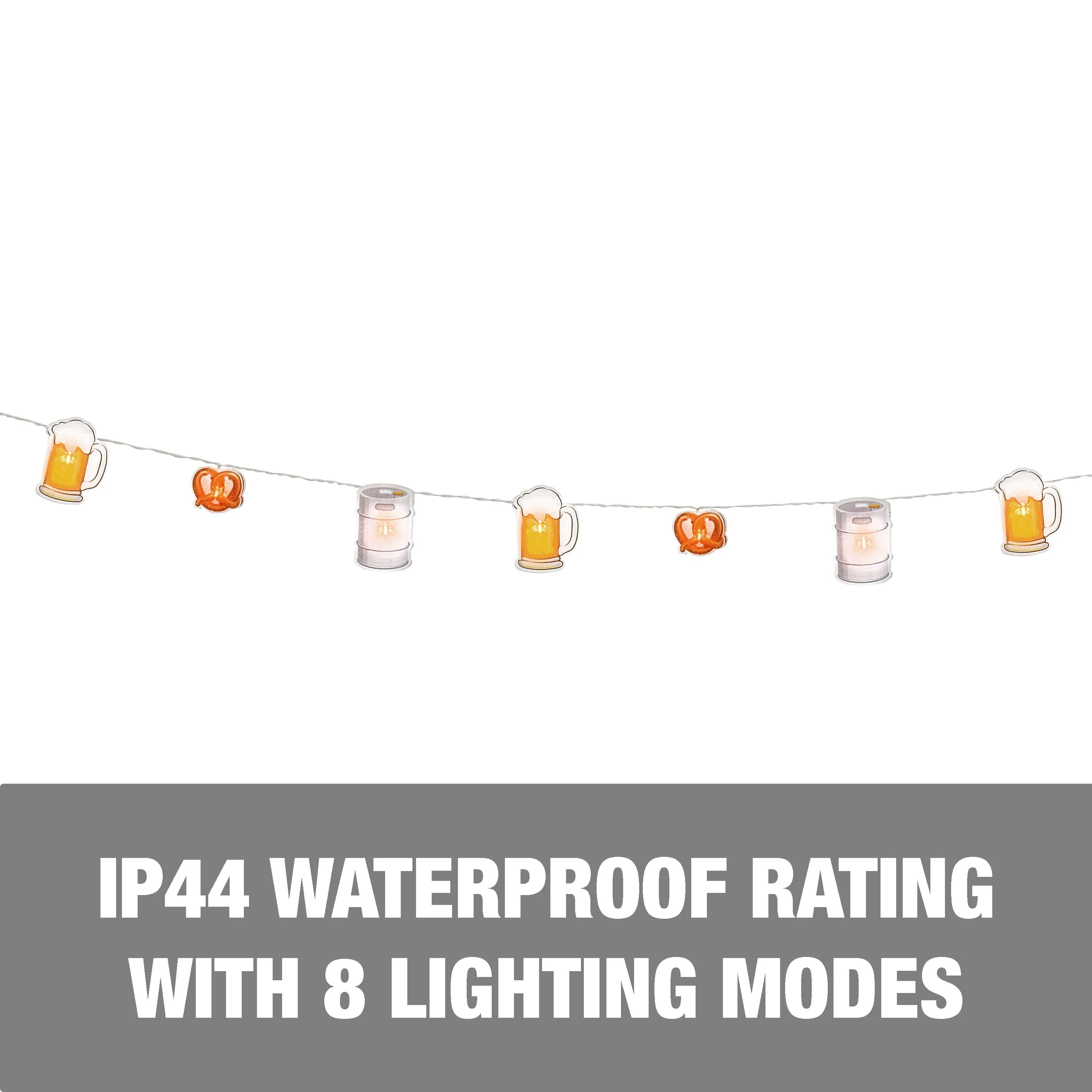 Bliss Hammocks 12 Ft Themed String Lights w/ Hanging Clips
