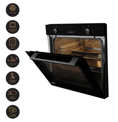 Crompton Voila 78L Convection Oven  Midnight Black