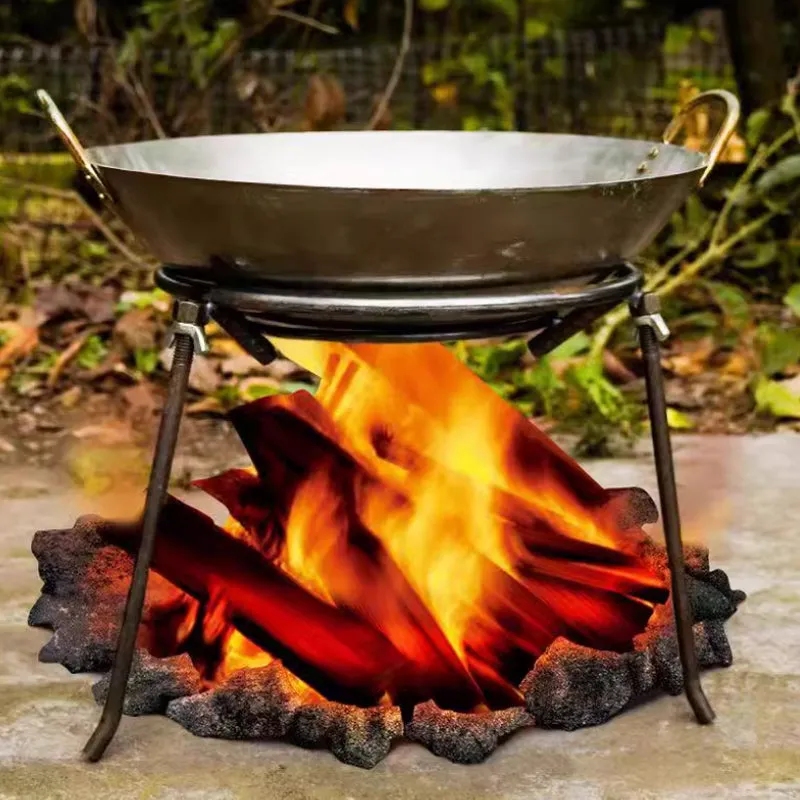 Detachable Metal Cooking Tripod Stand for Outdoor Use