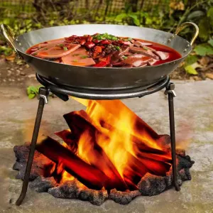 Detachable Metal Cooking Tripod Stand for Outdoor Use