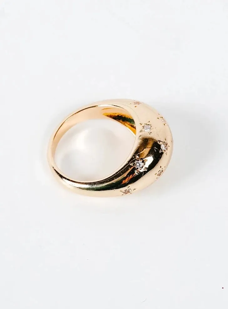 Dome Sparkle Ring