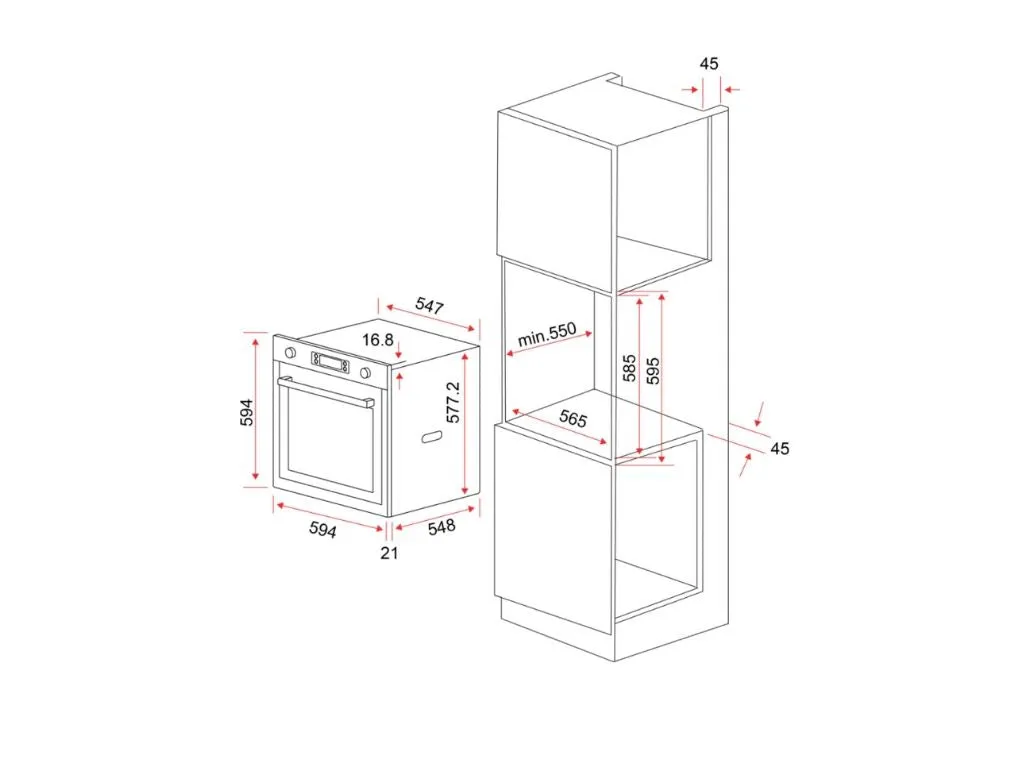 EF  8 Multi-Function Conventional Oven, BO AE 86 A