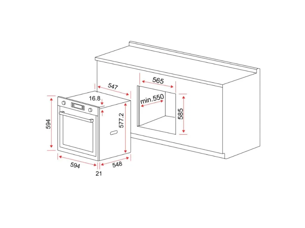 EF  8 Multi-Function Conventional Oven, BO AE 86 A