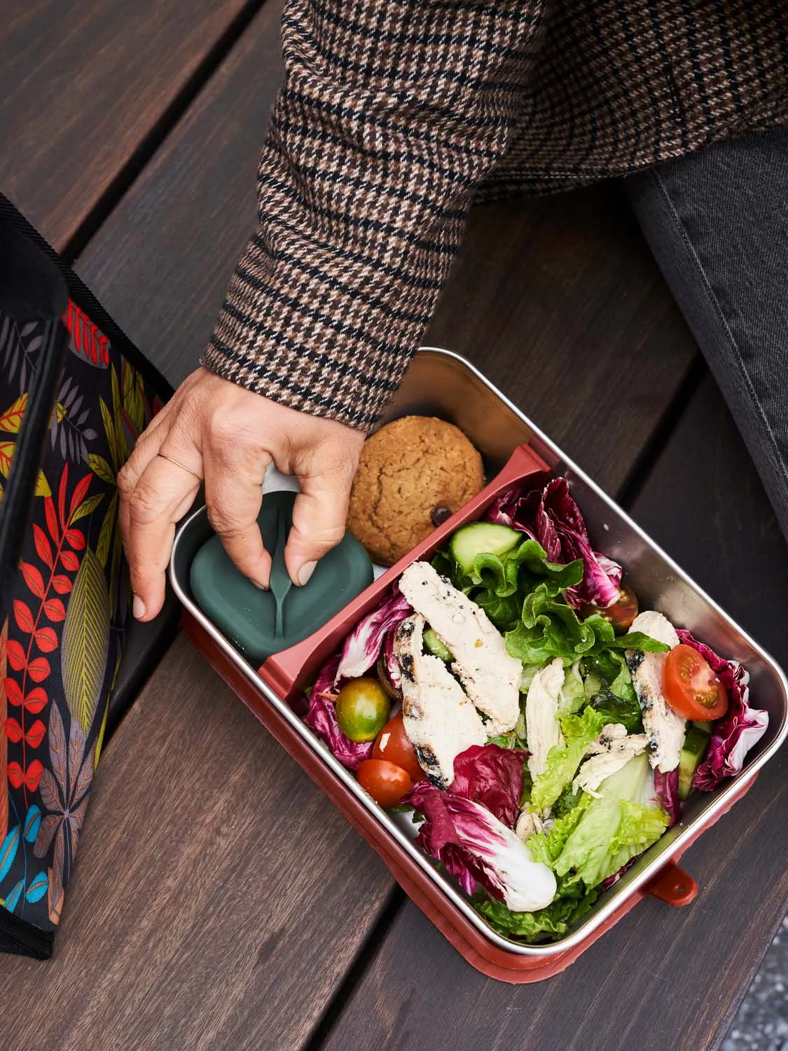 Klean Kanteen Rise Stainless Steel Half Snack Box - 2.8oz/83ml