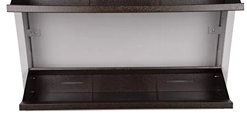 Metal Magic India Metal Shoe Rack || Powder Coated 3 Shelves Metal Shoe Stand L3 (Height 43" x Width 20" x Depth 5.5") (Brown)