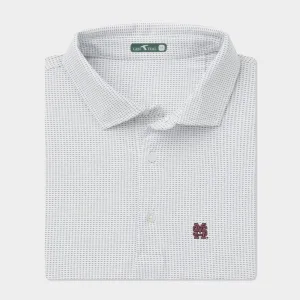Mississippi State MS Textured Jacquard brrrº Polo