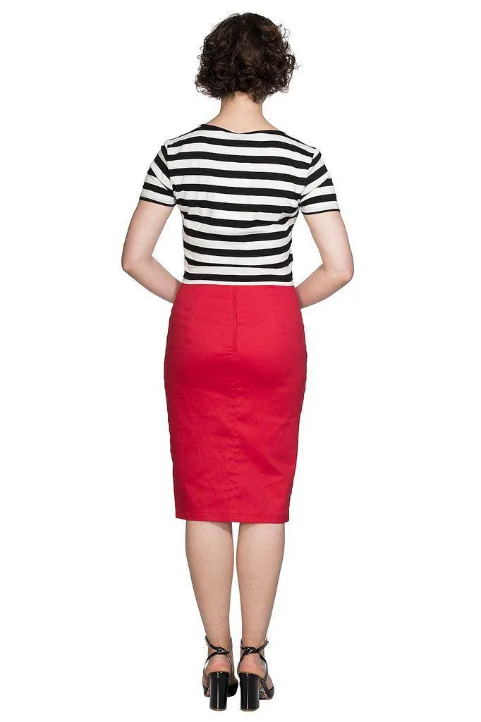 Plain Pencil Skirt