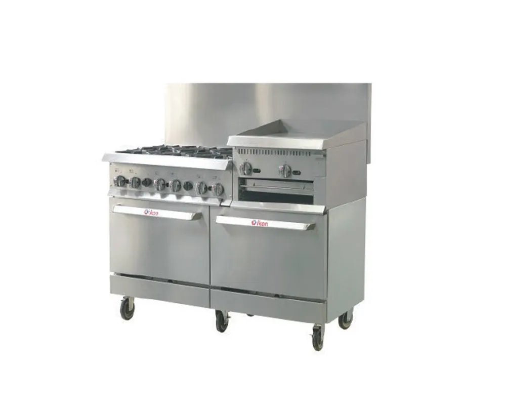 Range 60 in. - 6 Burners - 24 in. Raised Griddle