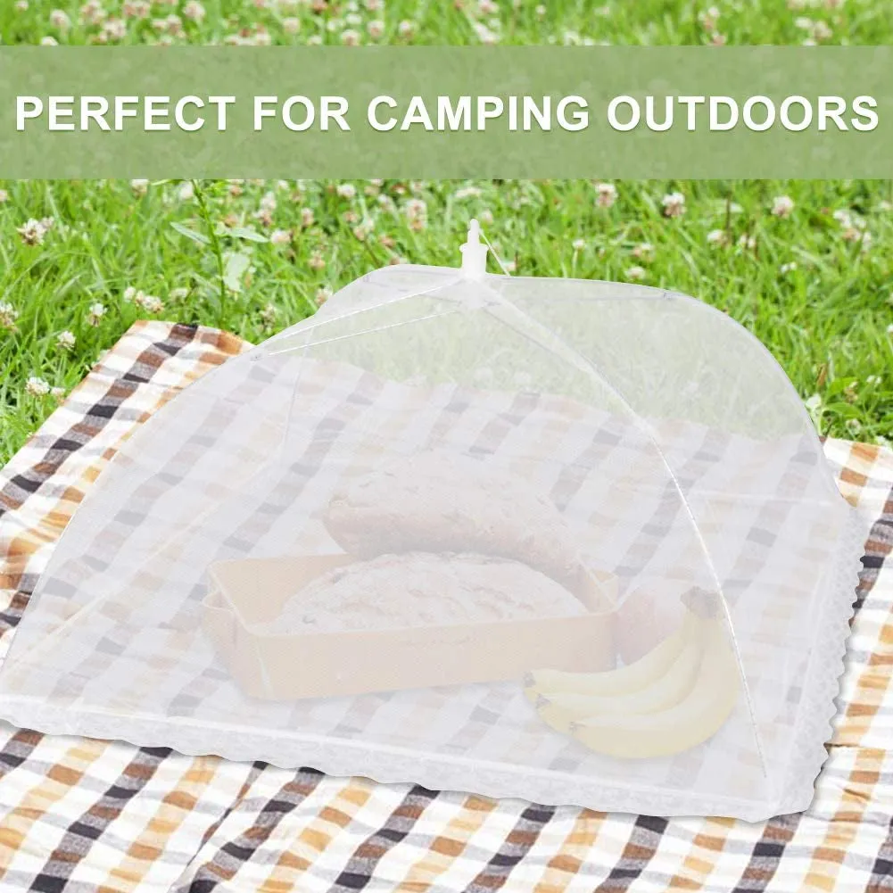 Reusable and Collapsible 3 or 6 Pack Food Covers