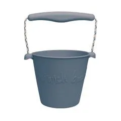 Scrunch Bucket and Spade - Steel Blue
