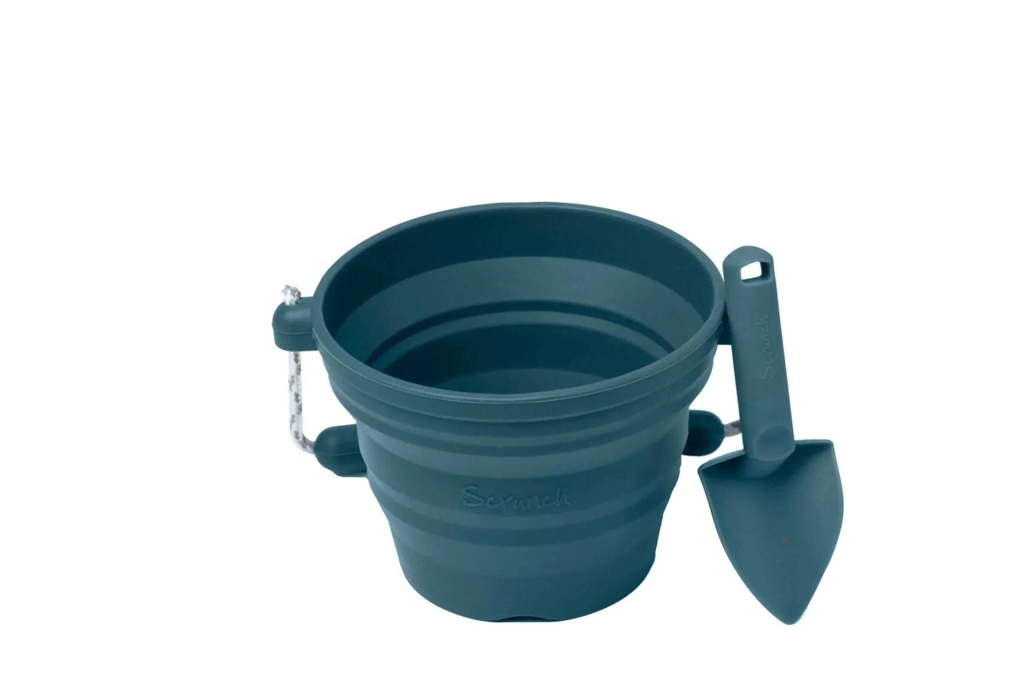 Scrunch Seedling Pot and Trowel Various Colours