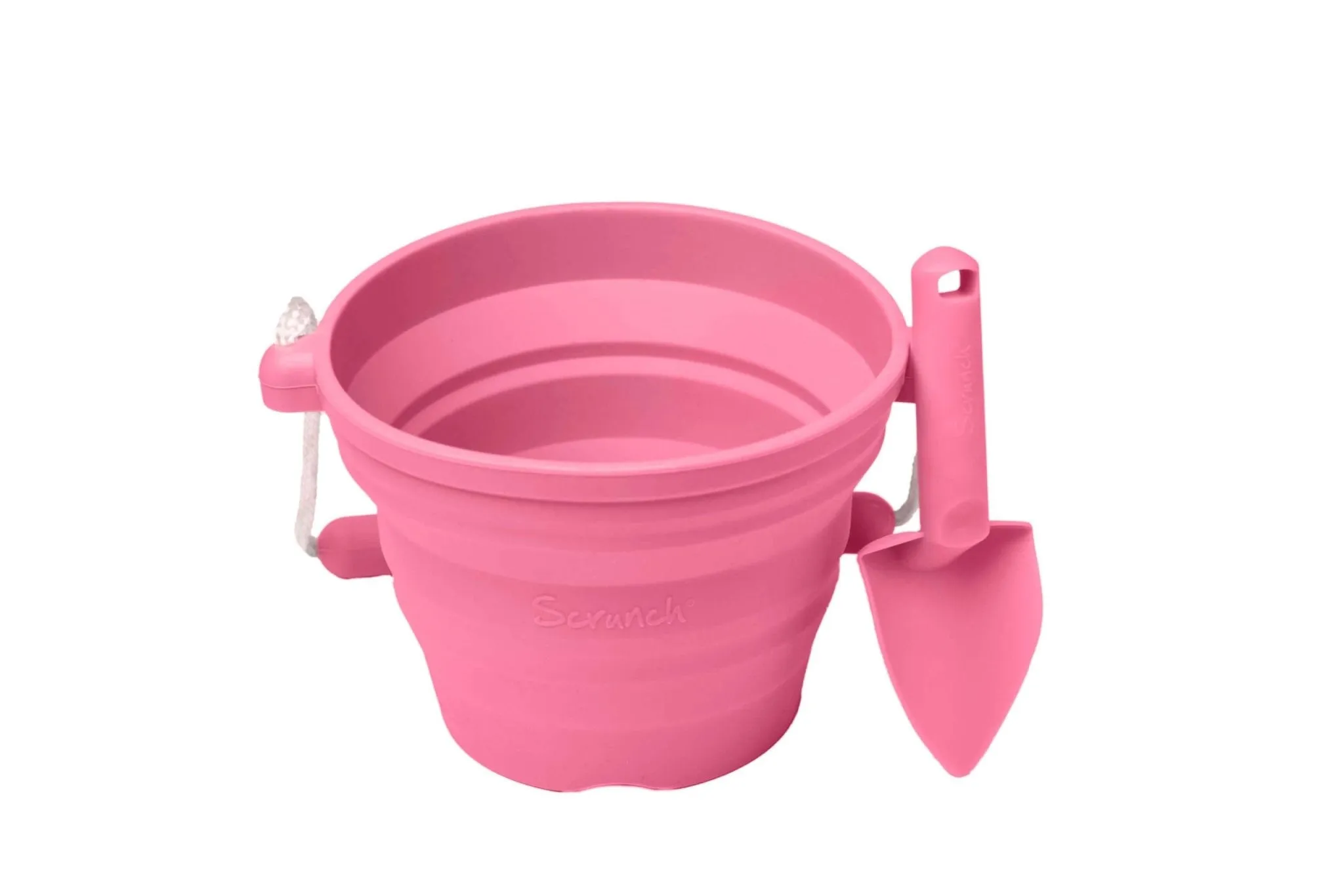 Scrunch Seedling Pot and Trowel Various Colours