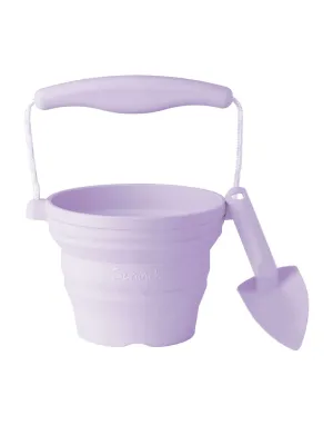 Scrunch Seedling Pot and Trowel Various Colours