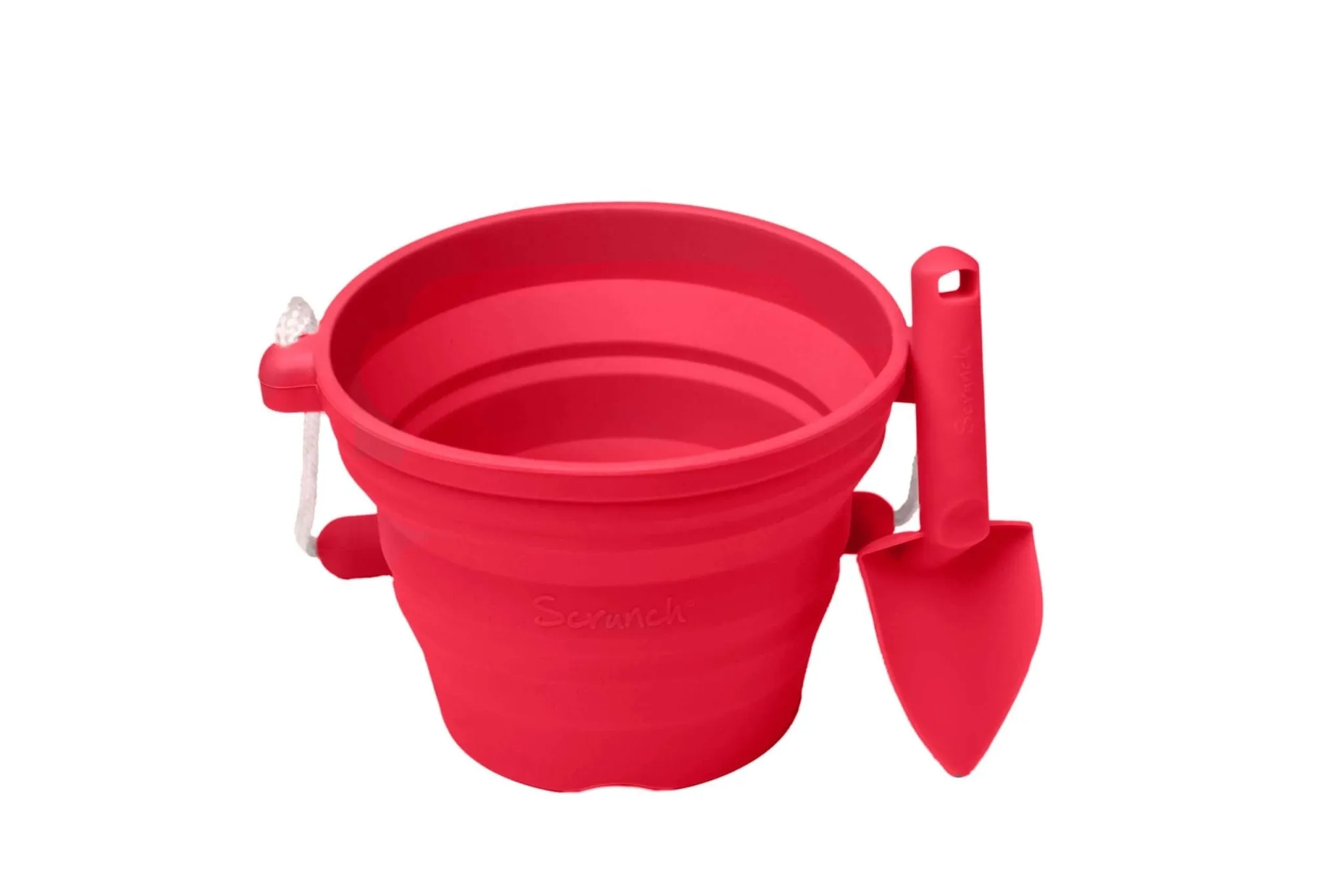 Scrunch Seedling Pot and Trowel Various Colours