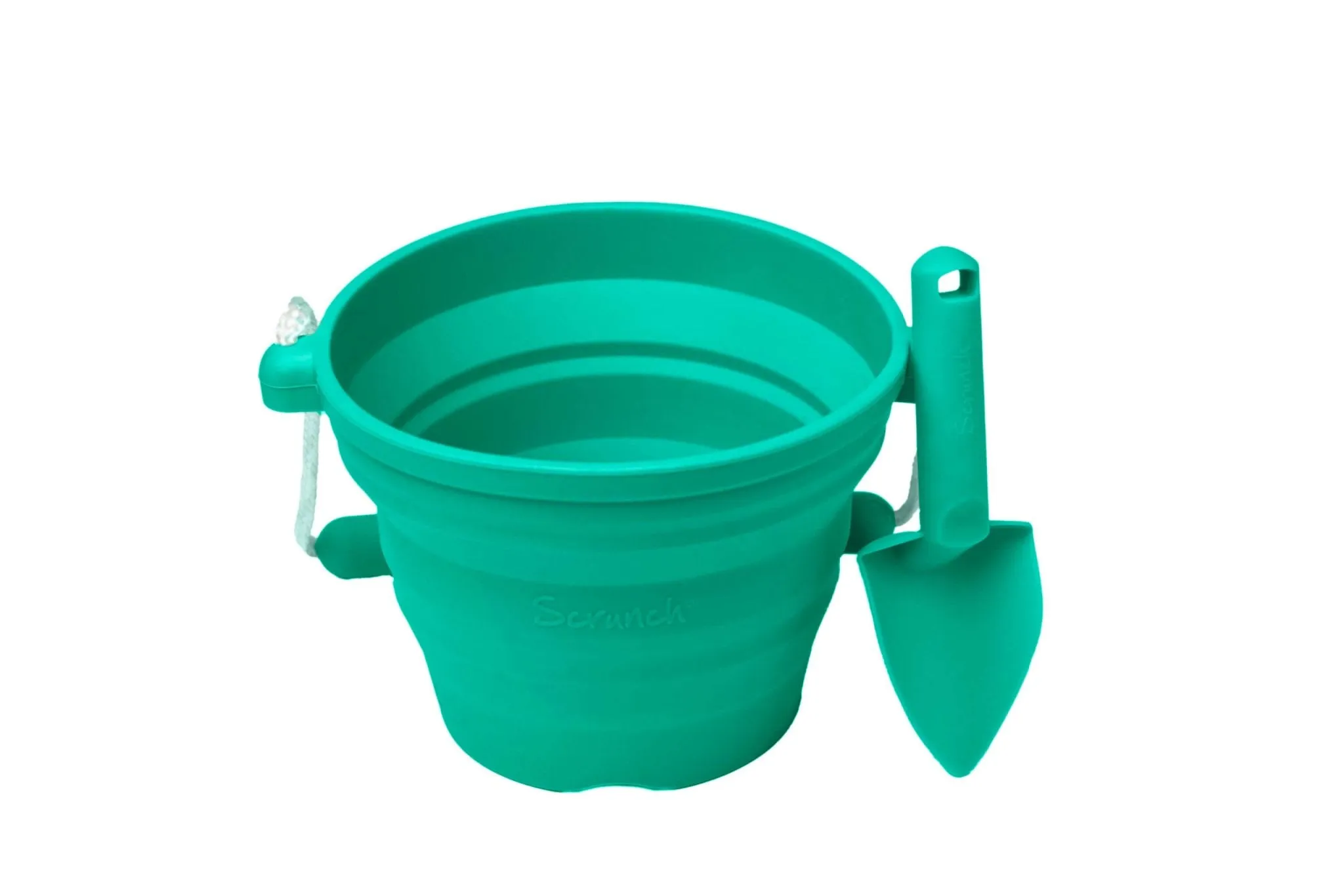 Scrunch Seedling Pot and Trowel Various Colours