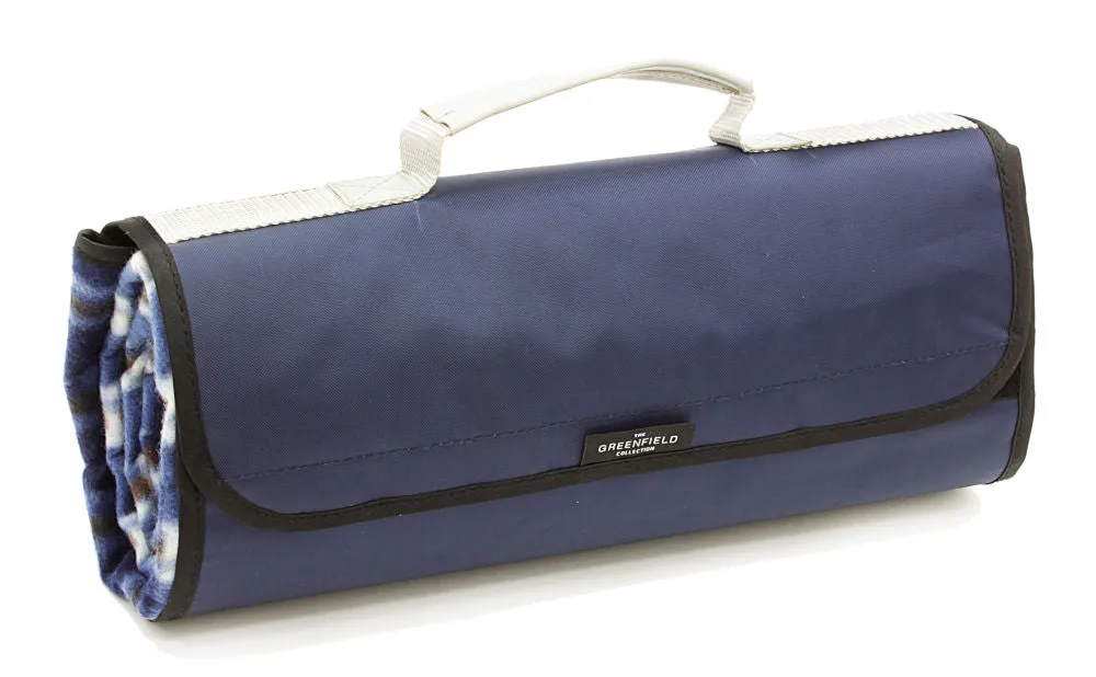 Super Deluxe Picnic Backpack Hamper for Four People with Matching Picnic Blanket