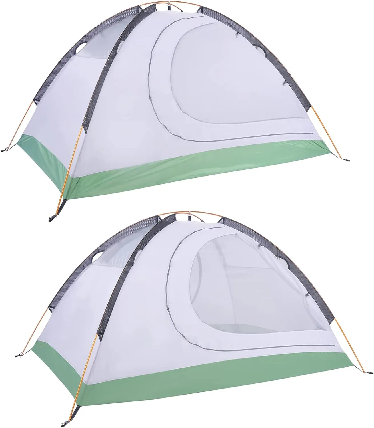 Tente de Camping 2 Personnes, Confortable et Compacte Dme Tente tanche Double Couche ultra Lgre Design Moderne Camping Randonne | Fitnessterapy