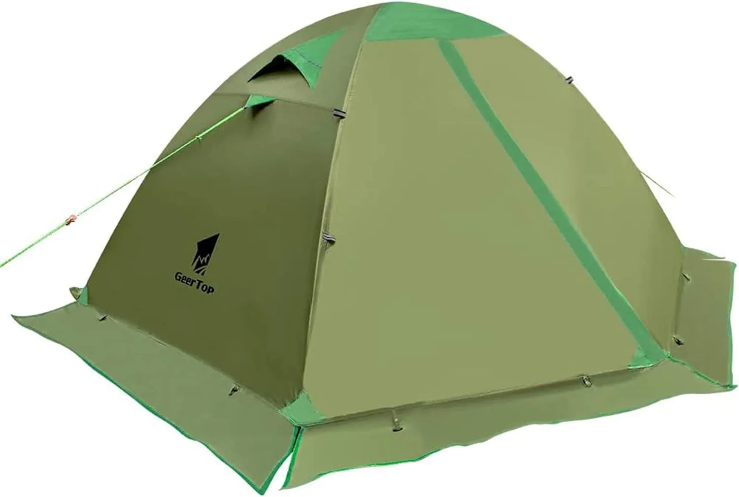 Tente de Camping 2 Personnes, Confortable et Compacte Dme Tente tanche Double Couche ultra Lgre Design Moderne Camping Randonne | Fitnessterapy