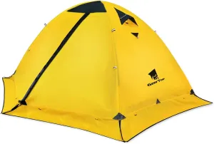 Tente de Camping 2 Personnes, Confortable et Compacte Dme Tente tanche Double Couche ultra Lgre Design Moderne Camping Randonne | Fitnessterapy