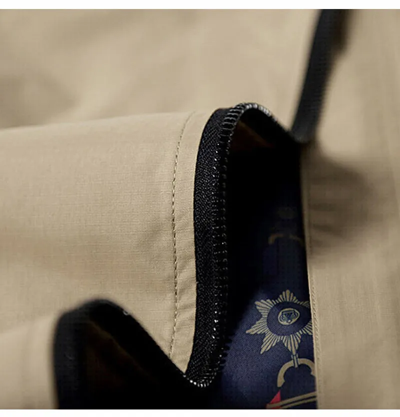 West Louis Autumn Solid Stand Collar Windproof Jacket