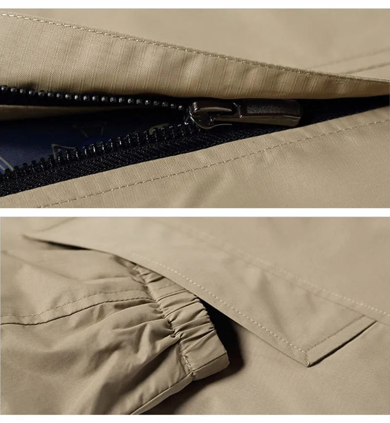 West Louis Autumn Solid Stand Collar Windproof Jacket