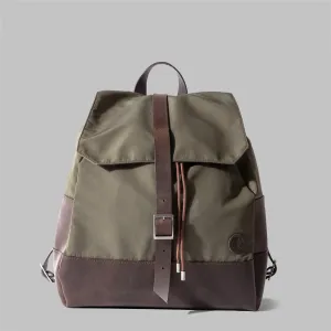Weston Olive Green Nylon Rucksack